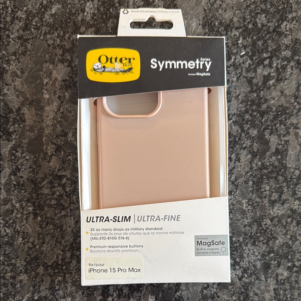 NWT OtterBox Symmetry Series Case for iPhone 15 Pro Max - Pink
